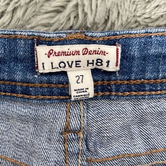 Harper/I Love H81‎ Short Bundle Size 27. Maroon and Blue Denim - Picture 5 of 7